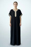 Naylara Talitha Farasha Moroccan Kaftan Dress Black – Front View