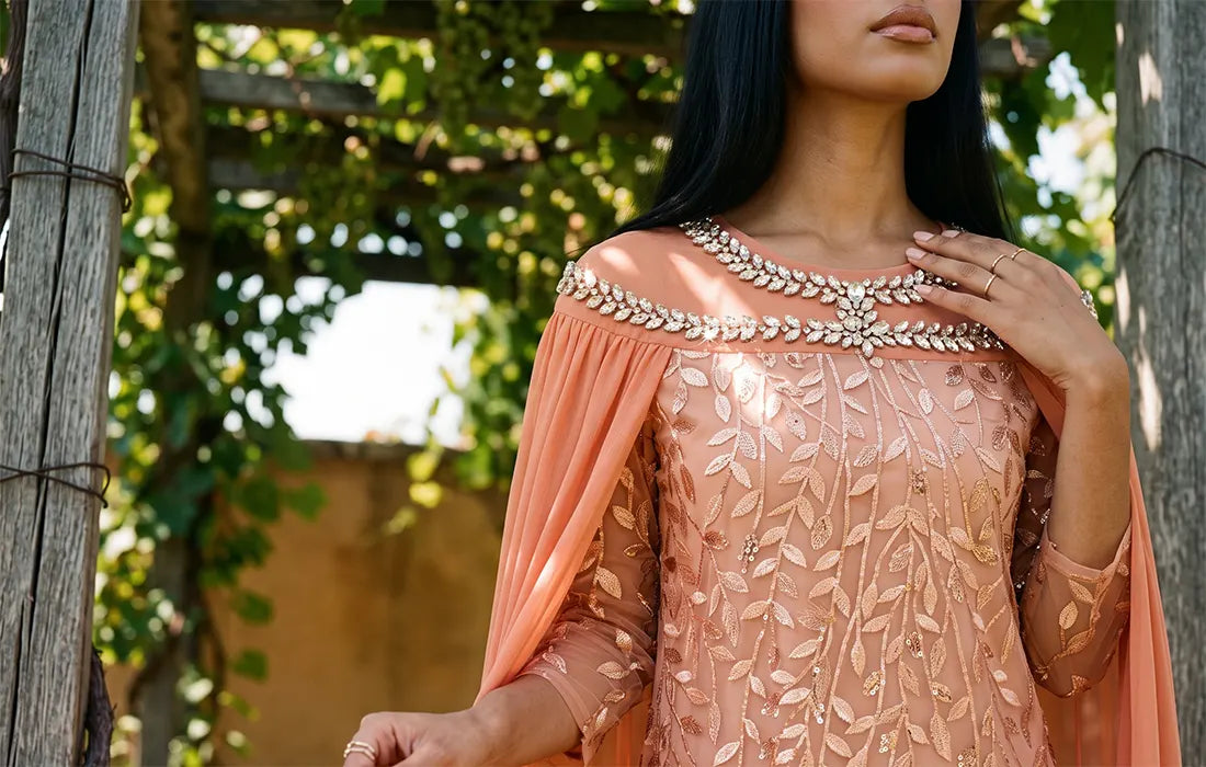 Embellished kaftan