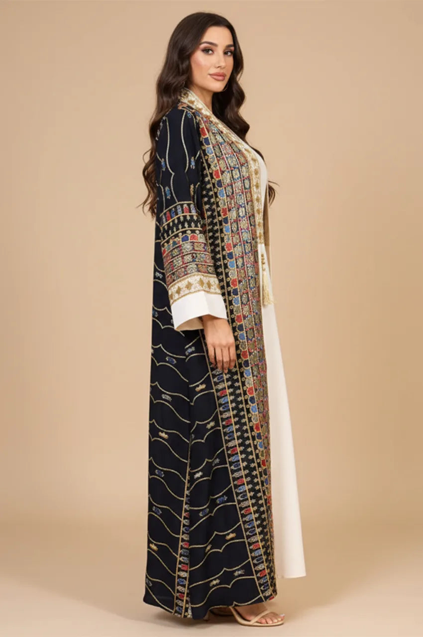 Side profile showing the 2-piece contrast between the black outer layer and white inner slip.